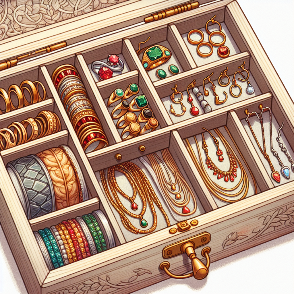 How do you organize your jewelry box?