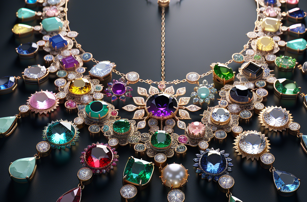 The Necklace Is Related To Birthstones.