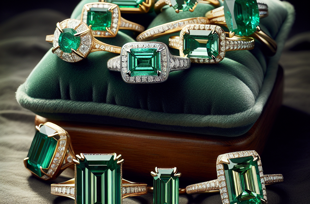 emerald cut engagement rings