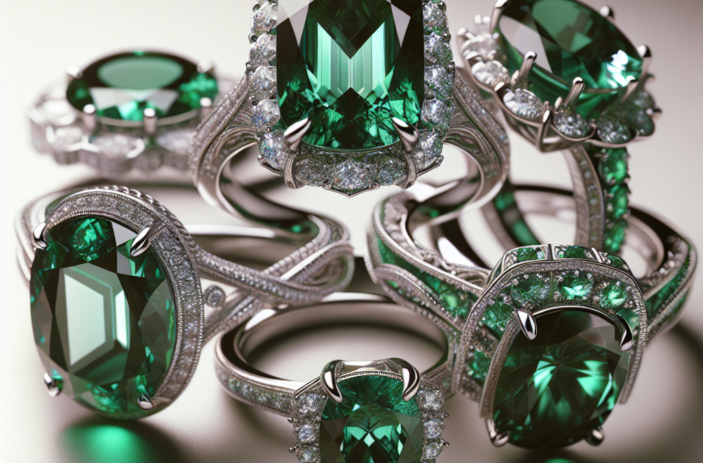 emerald engagement rings